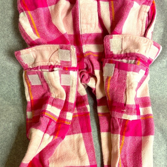 L.L. Bean 3T Pink Plaid Cargo Pants, EUC, 15% off w 2+ bundle, ofrswelcome - Picture 2 of 5